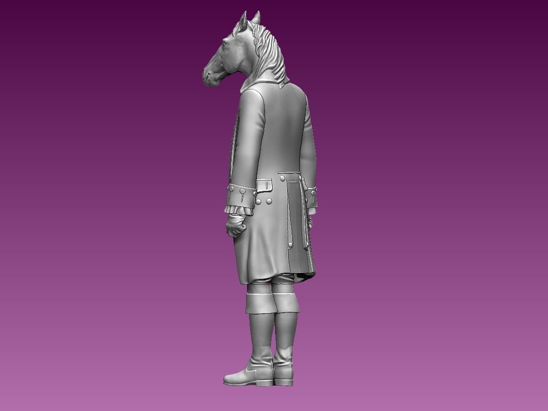 HORSE MAN 3D print model_6