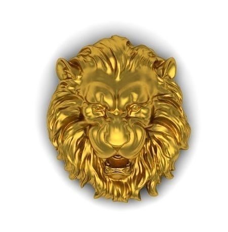 Lion Face 3D print model