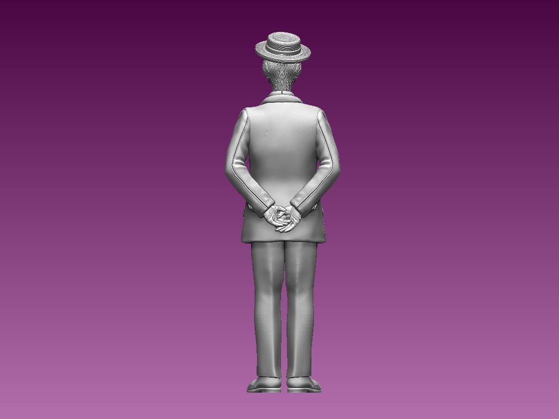 OSTRICH MAN 3D print model_11