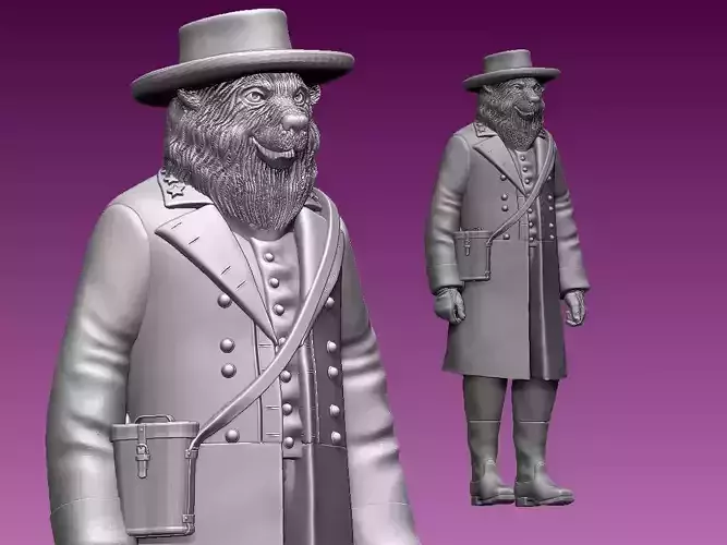 BEAR MAN 3D print model