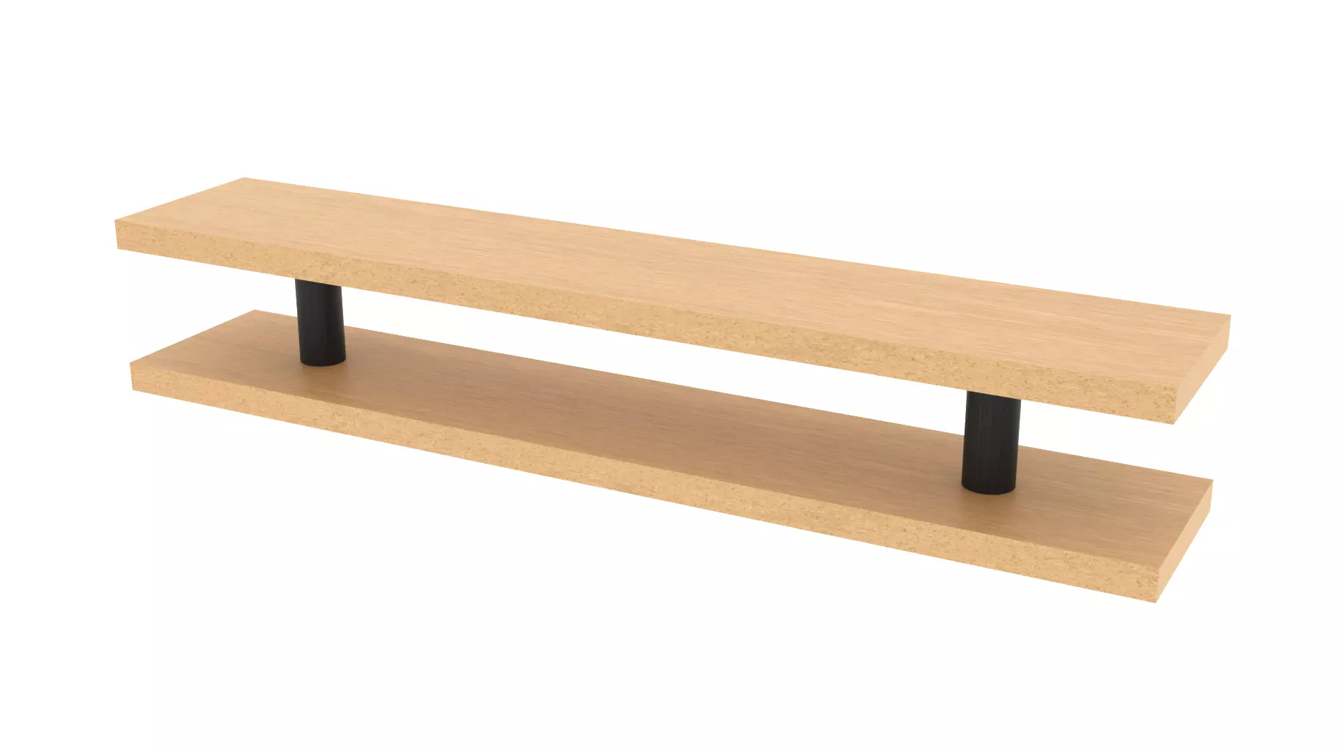 wood table  3D model_0