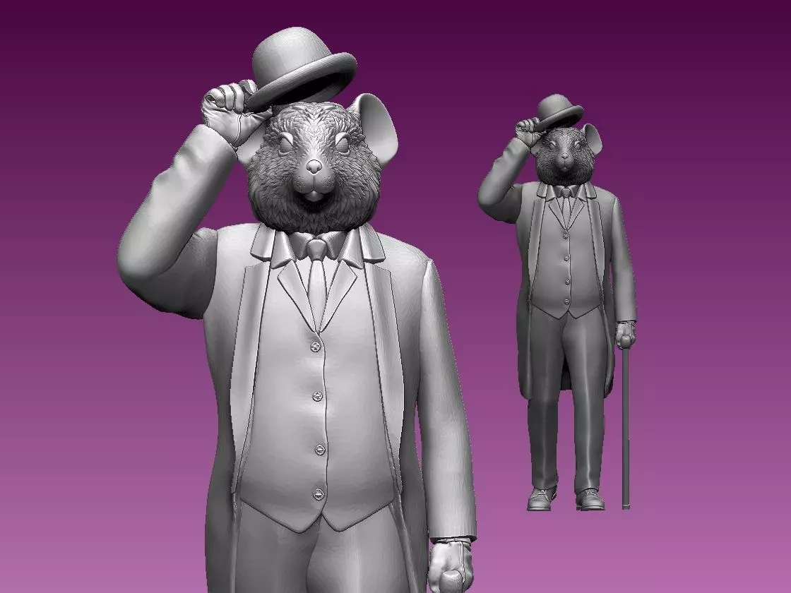 MOUSE MAN 3D print model_0