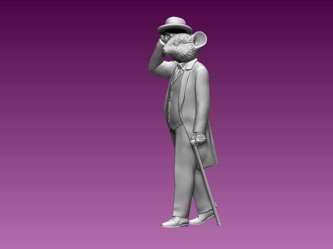 MOUSE MAN 3D print model_3