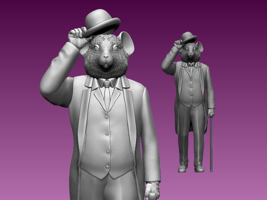 MOUSE MAN 3D print model_25