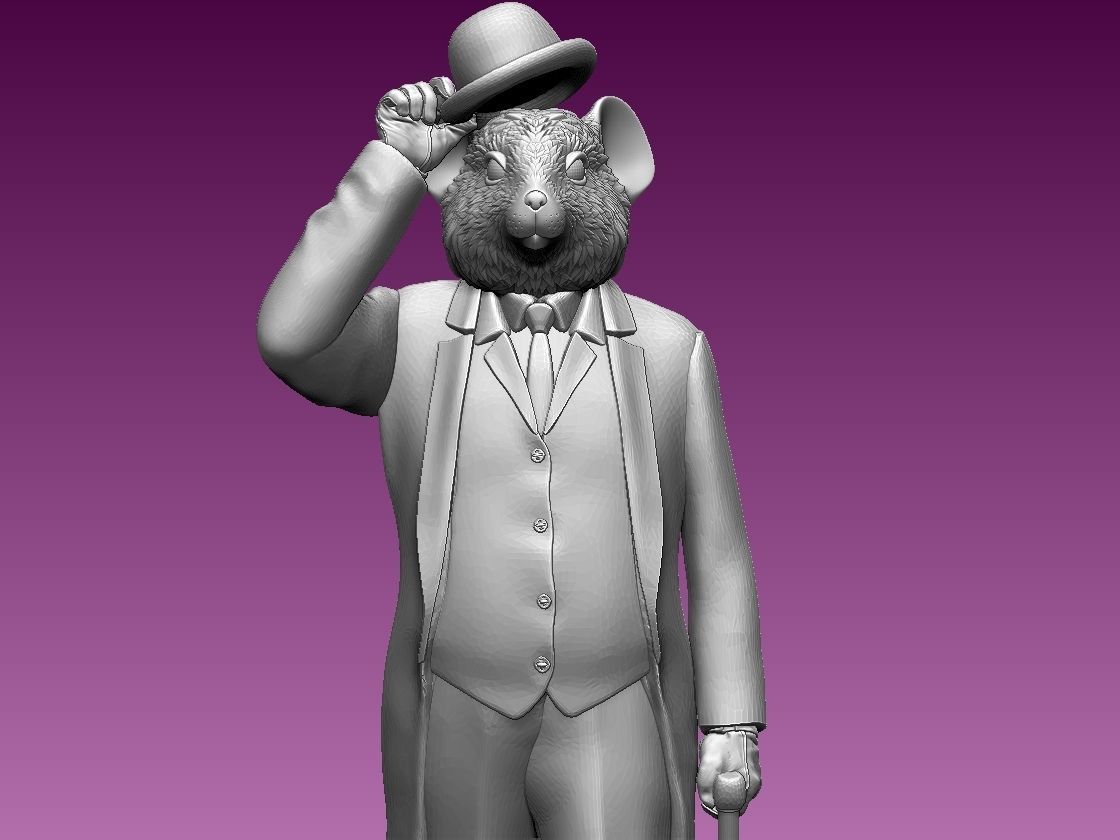 MOUSE MAN 3D print model_29