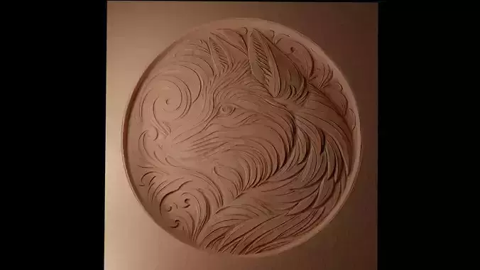 Fox CNC 3d Print High Relief Sand Casting