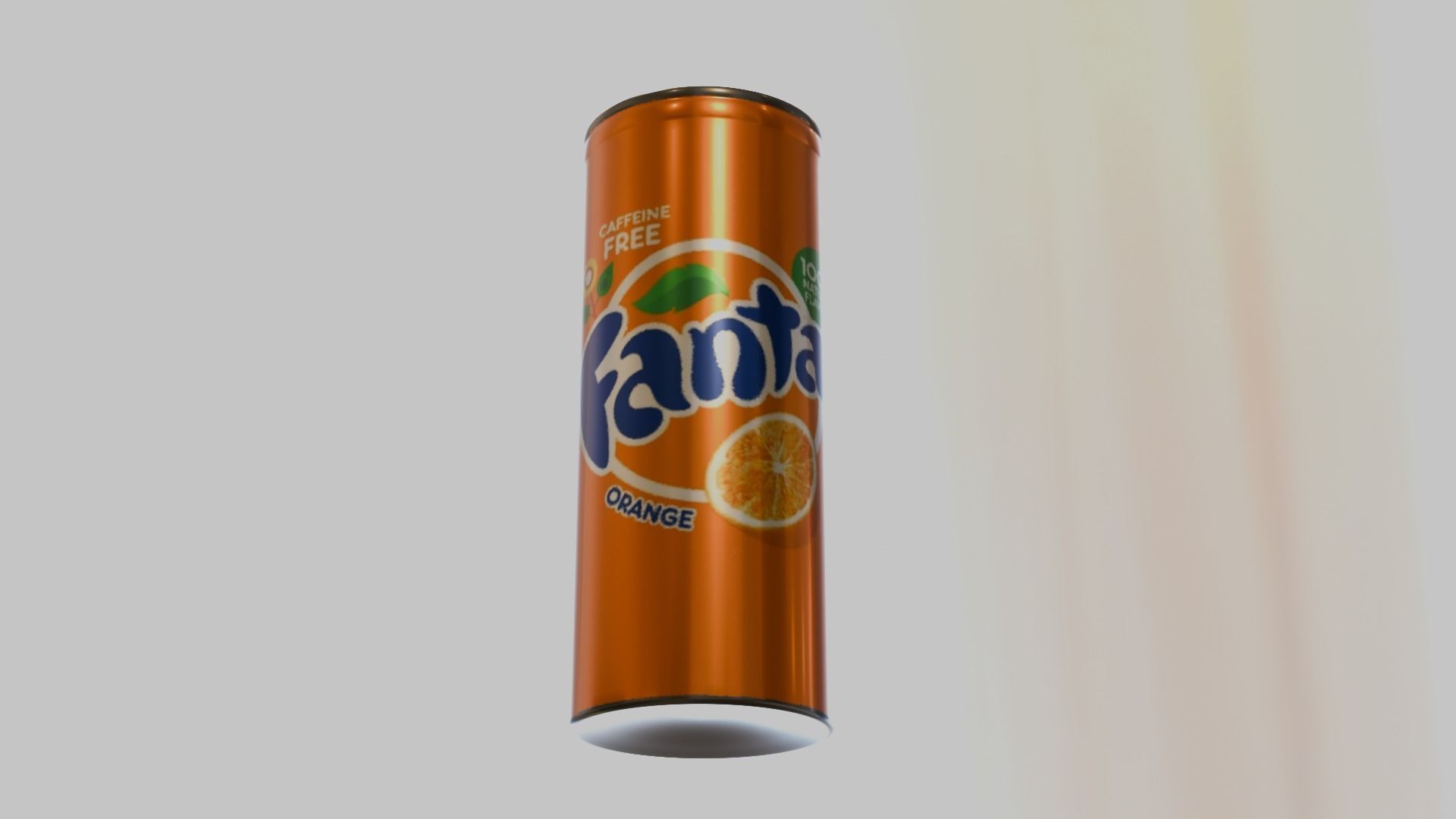 Fanta low poly Low-poly 3D model_26