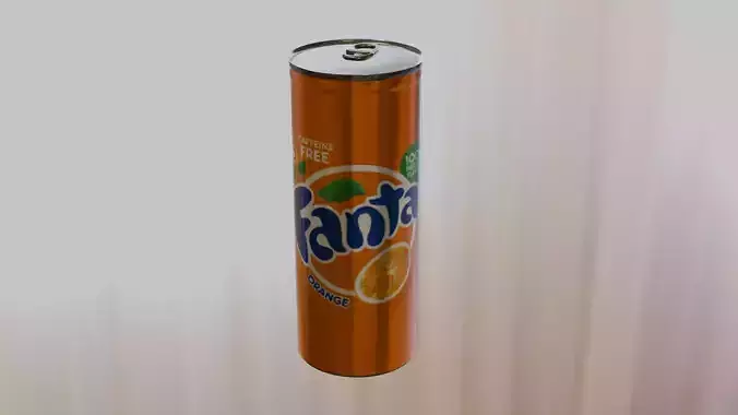 Fanta low poly