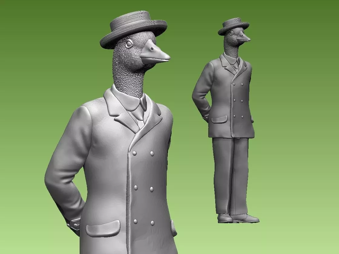GOOSE MAN 3D print model
