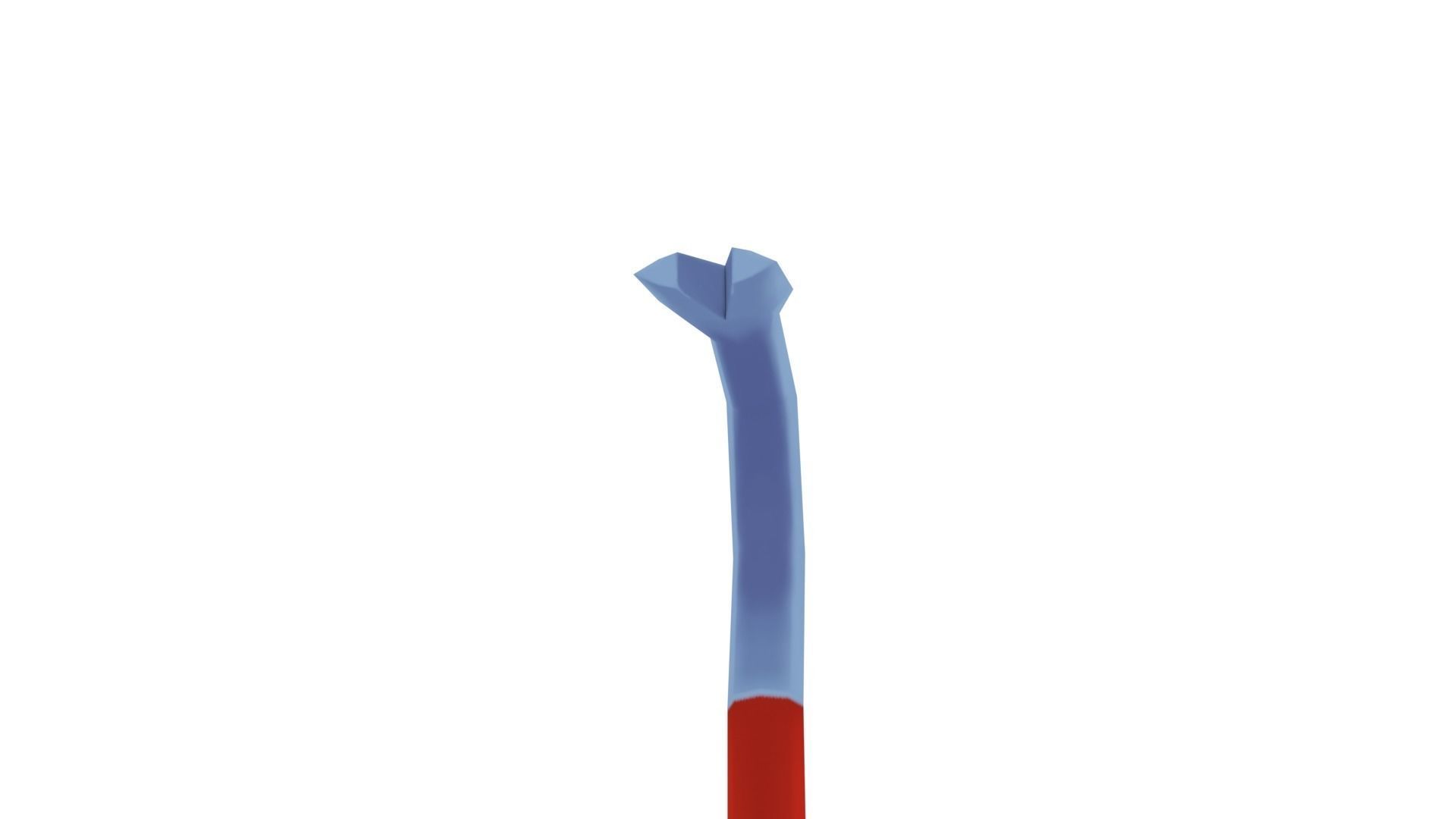 Crowbar - Hand Painted 3D model_4
