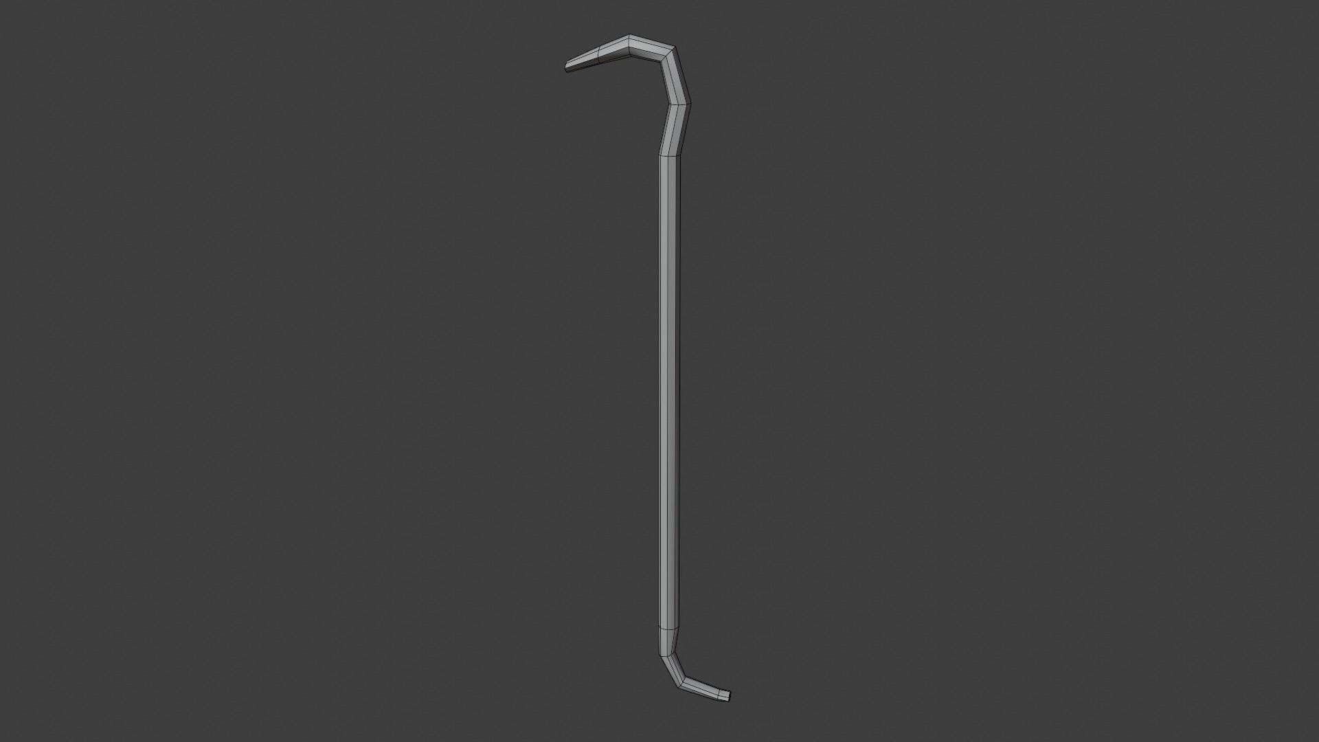 Crowbar - Hand Painted 3D model_6