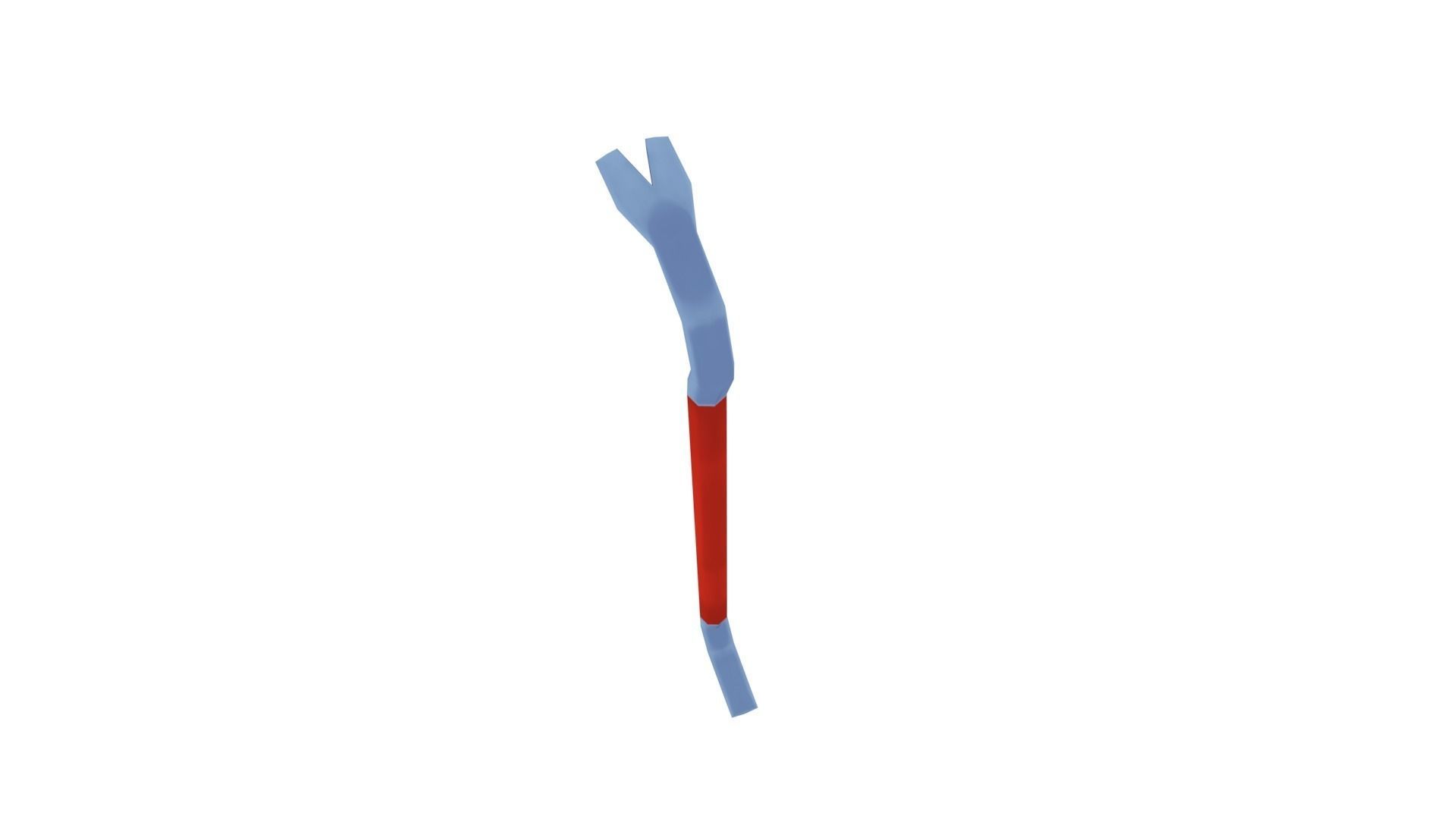 Crowbar - Hand Painted 3D model_3