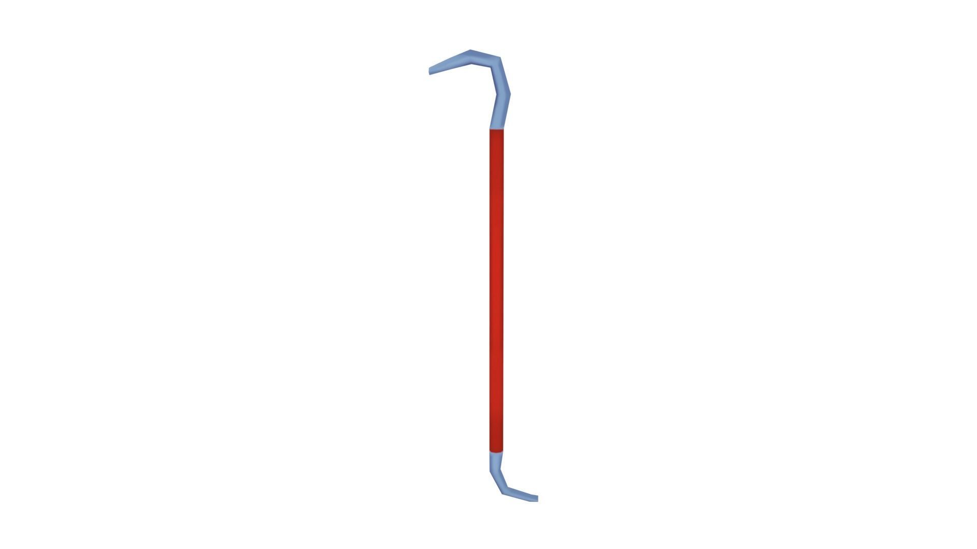Crowbar - Hand Painted 3D model_1