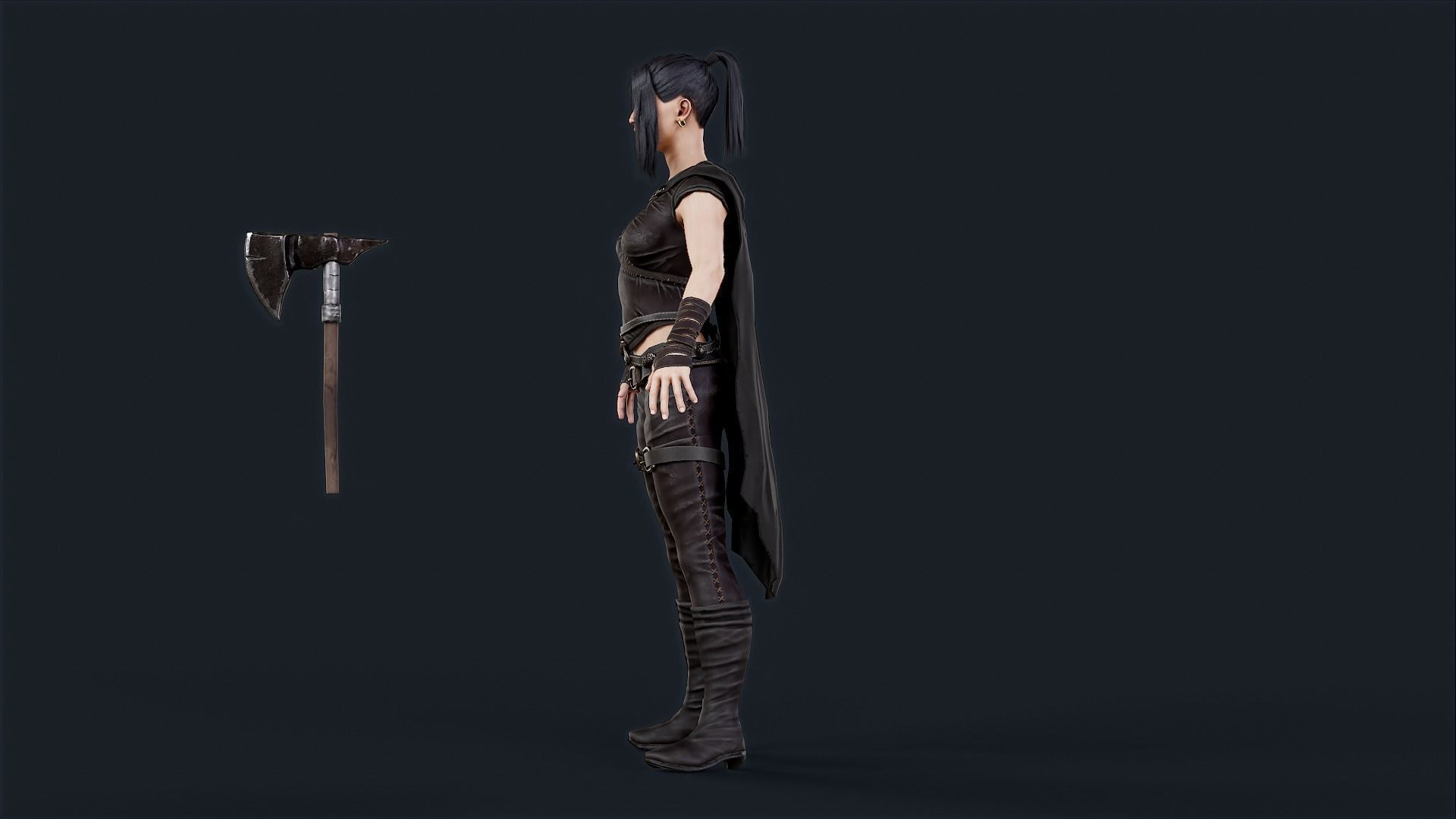 VIKING 5 Low-poly 3D model_8