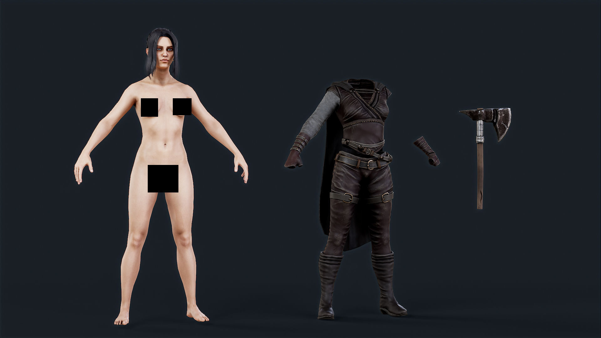 VIKING 5 Low-poly 3D model_5