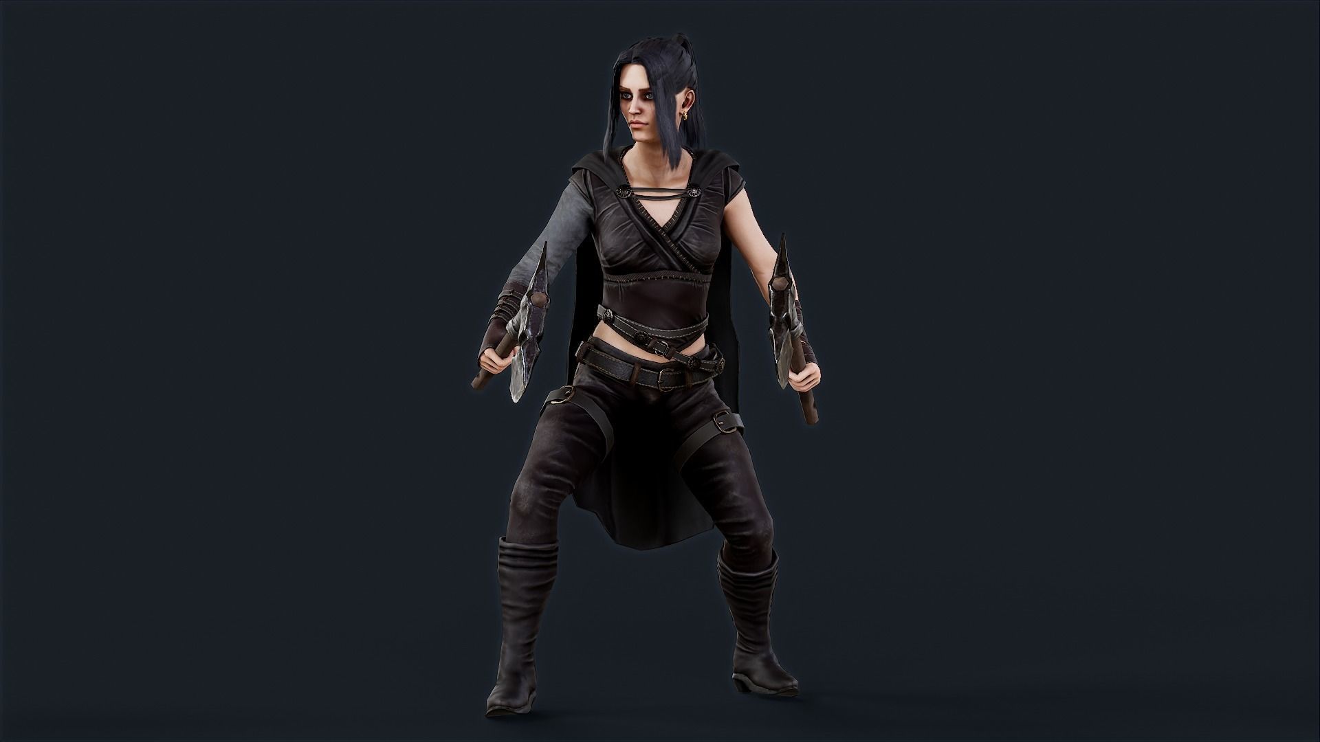 VIKING 5 Low-poly 3D model_4