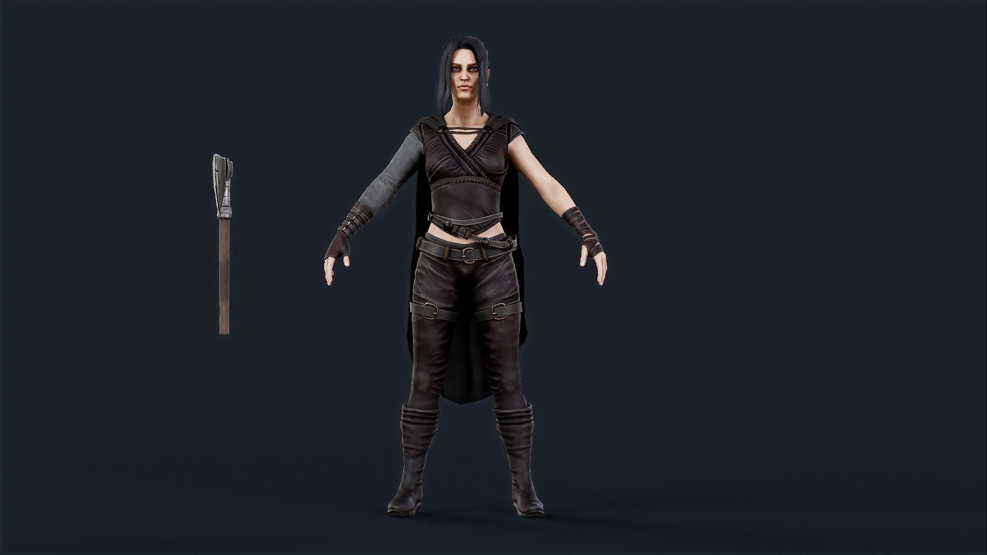 VIKING 5 Low-poly 3D model_7