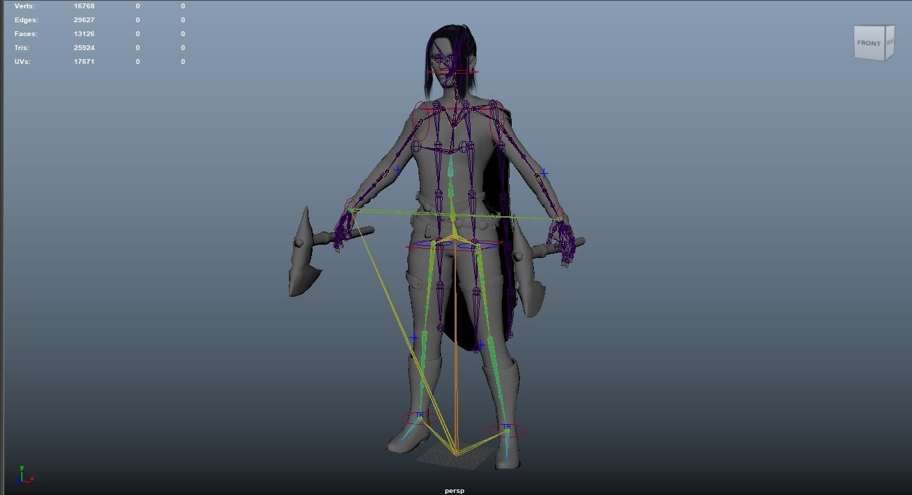 VIKING 5 Low-poly 3D model_14