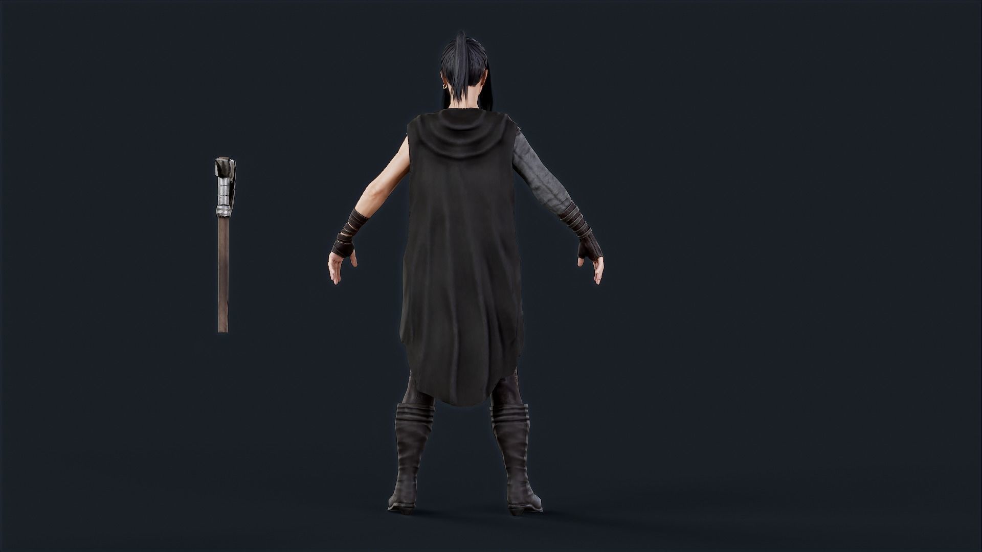 VIKING 5 Low-poly 3D model_9