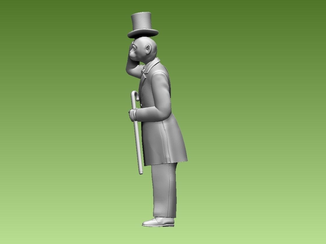 MONKEY MAN 3D print model_5