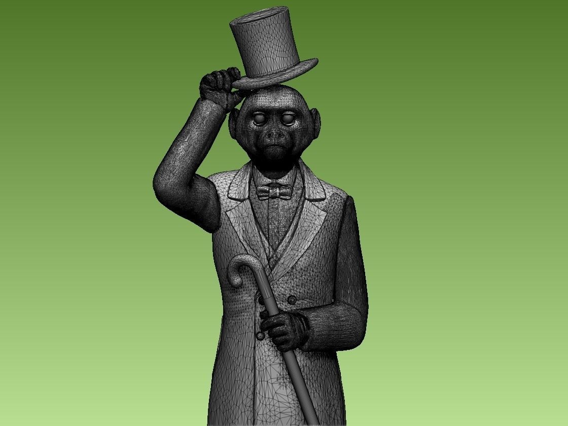 MONKEY MAN 3D print model_16