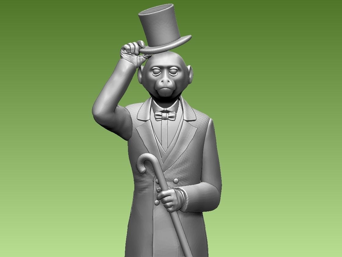 MONKEY MAN 3D print model_22