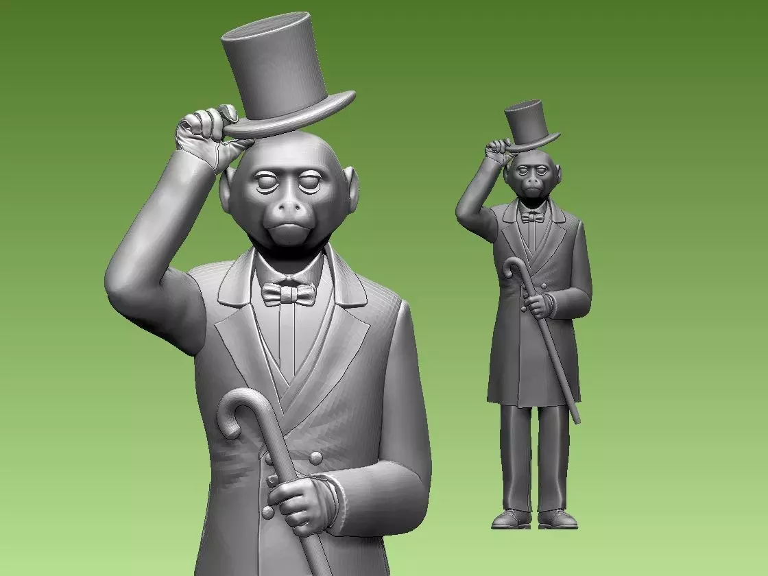 MONKEY MAN 3D print model_0