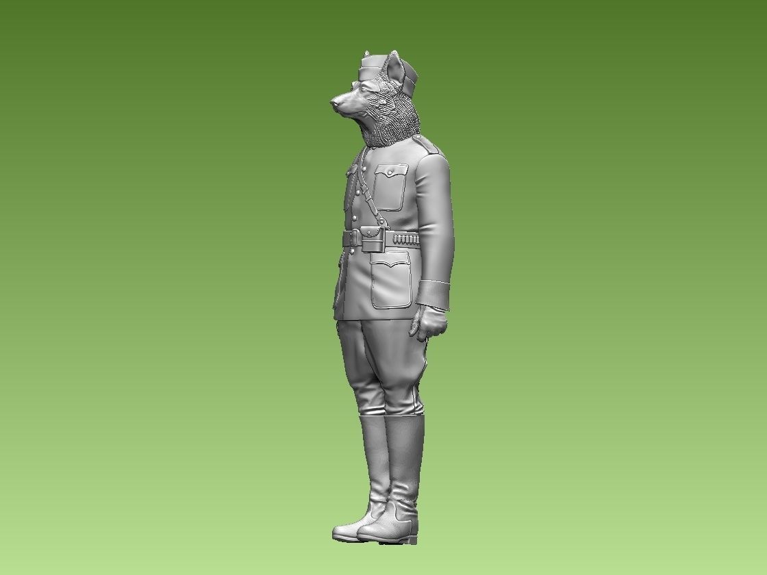 DOG MAN 3D print model_4