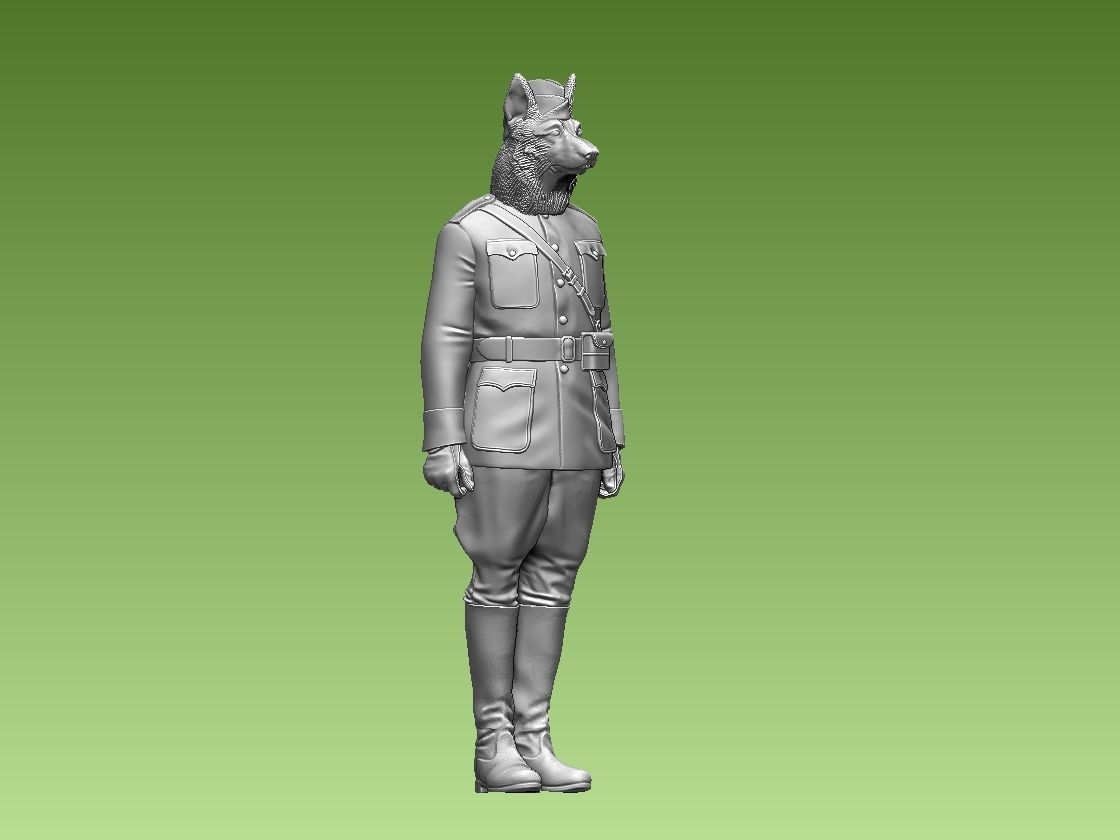 DOG MAN 3D print model_6