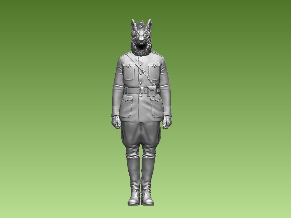 DOG MAN 3D print model_30