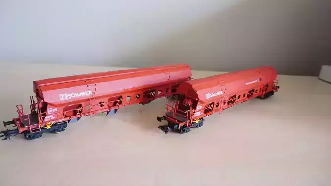 Pre supported Tads 960 self unloading freight car 3D print model