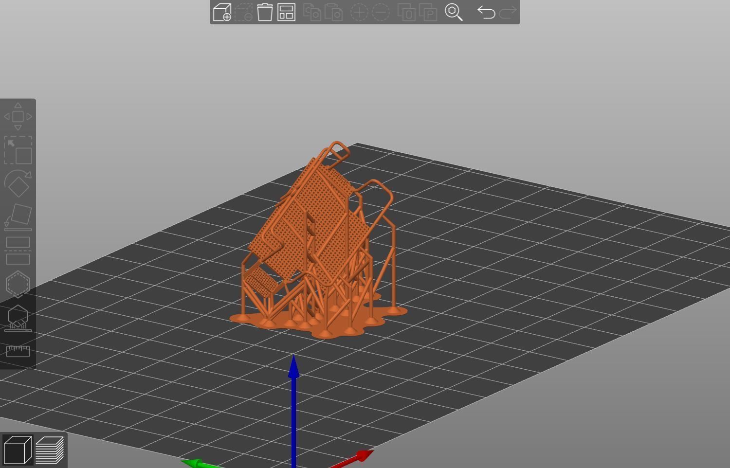 Pre supported Tads 960 self unloading freight car 3D print model_23