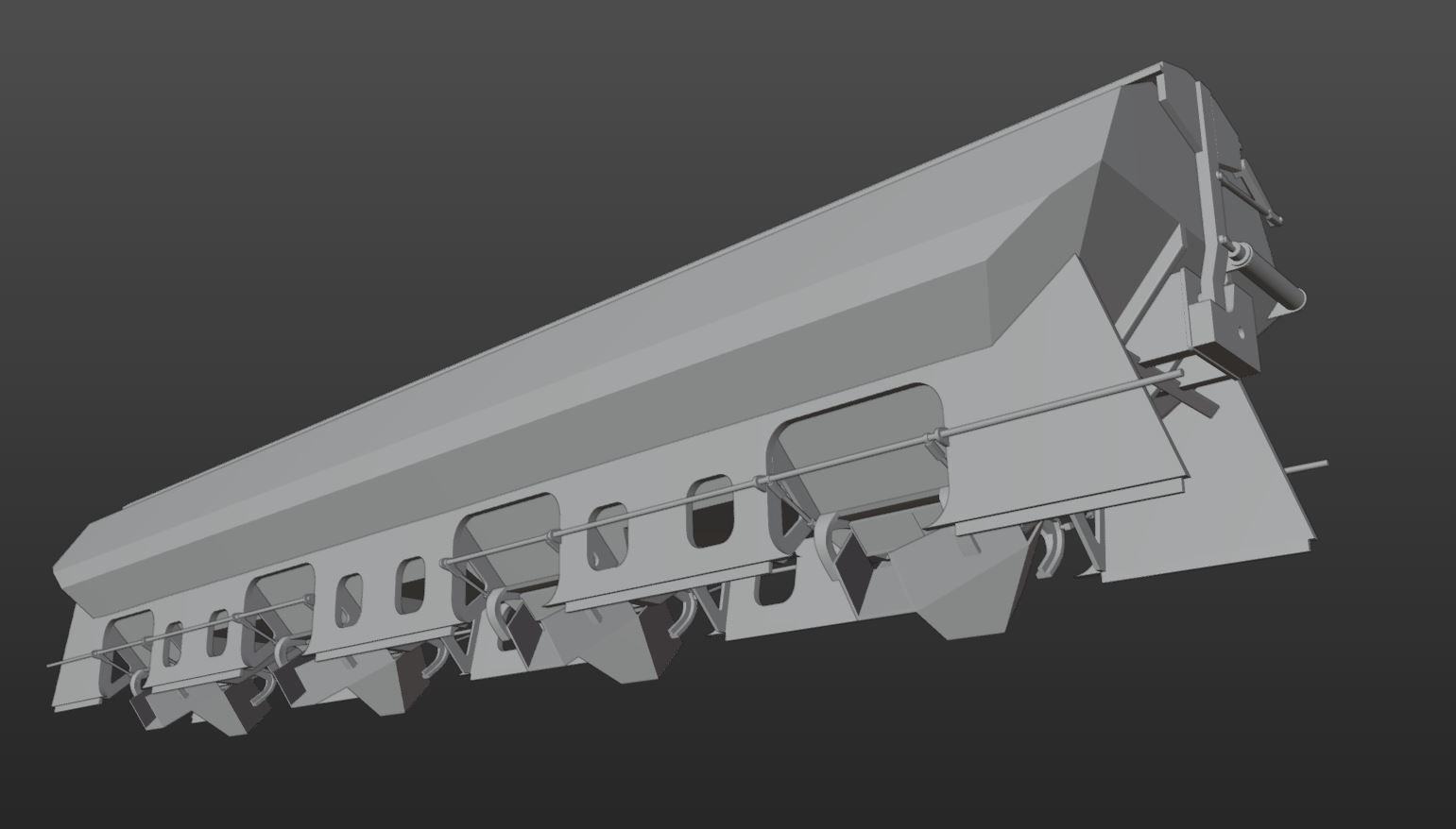 Pre supported Tads 960 self unloading freight car 3D print model_11