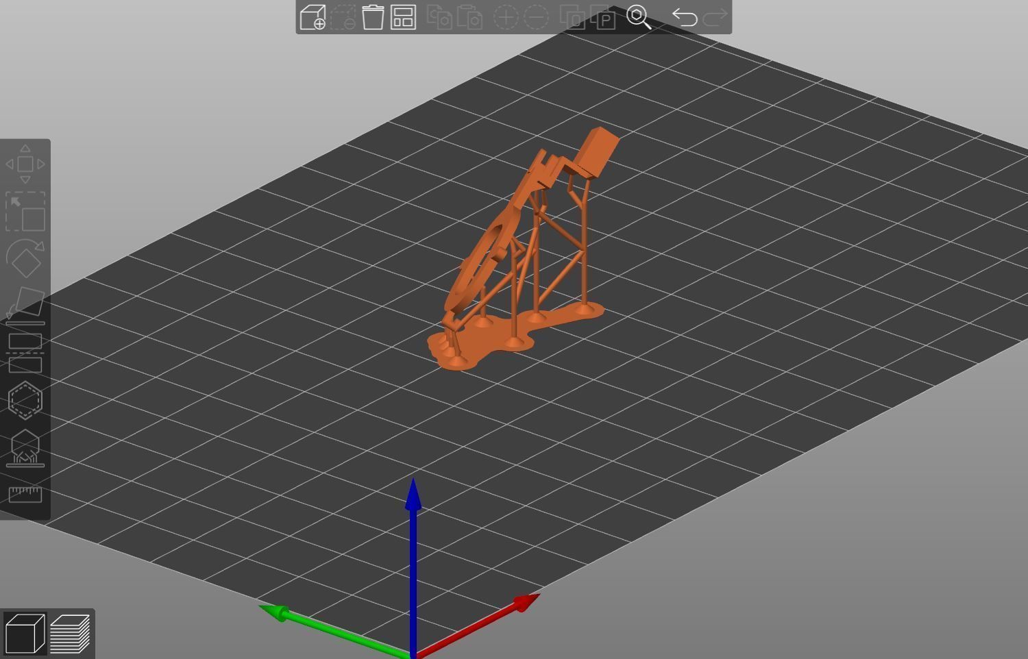 Pre supported Tads 960 self unloading freight car 3D print model_26