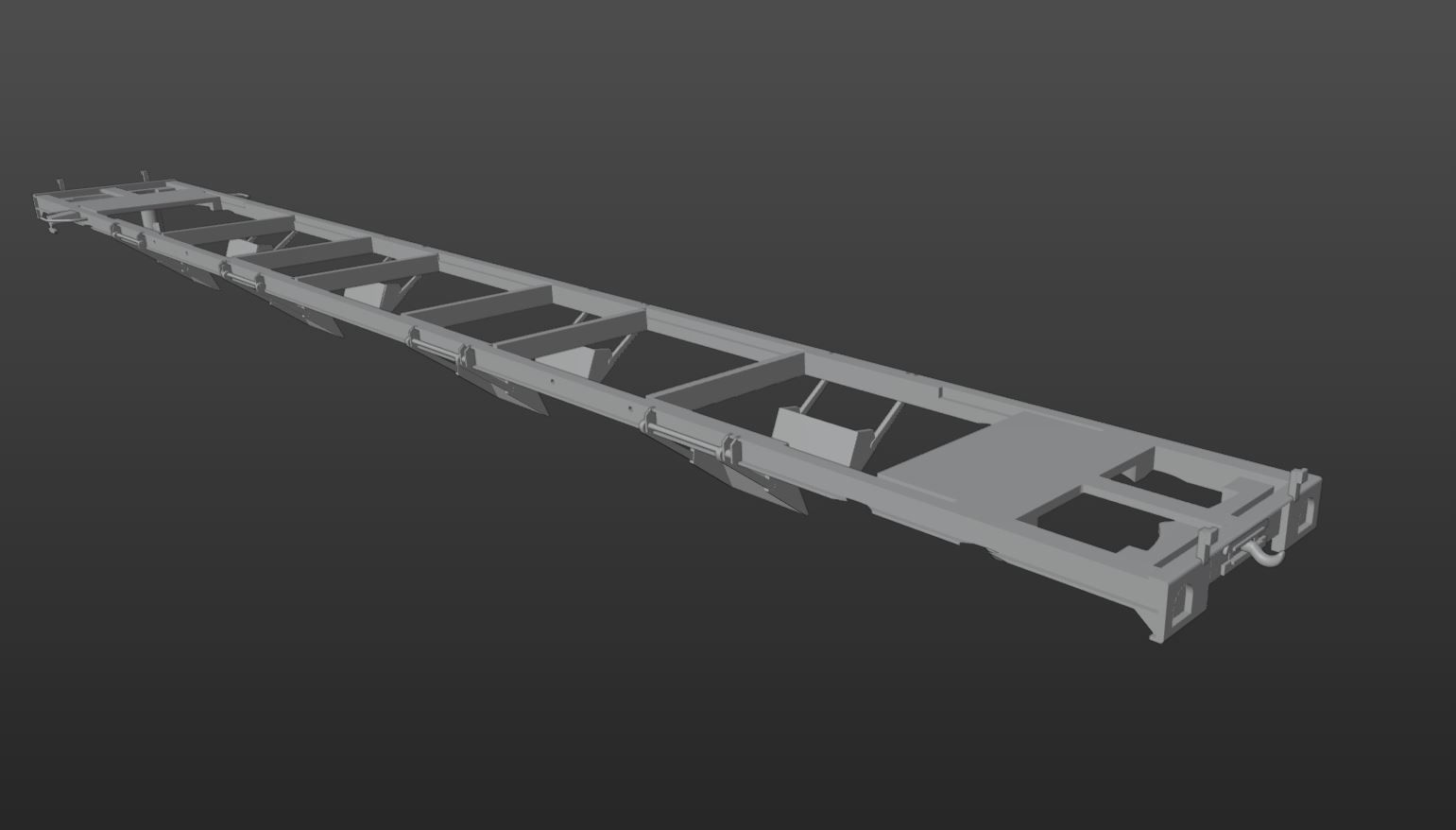 Pre supported Tads 960 self unloading freight car 3D print model_13