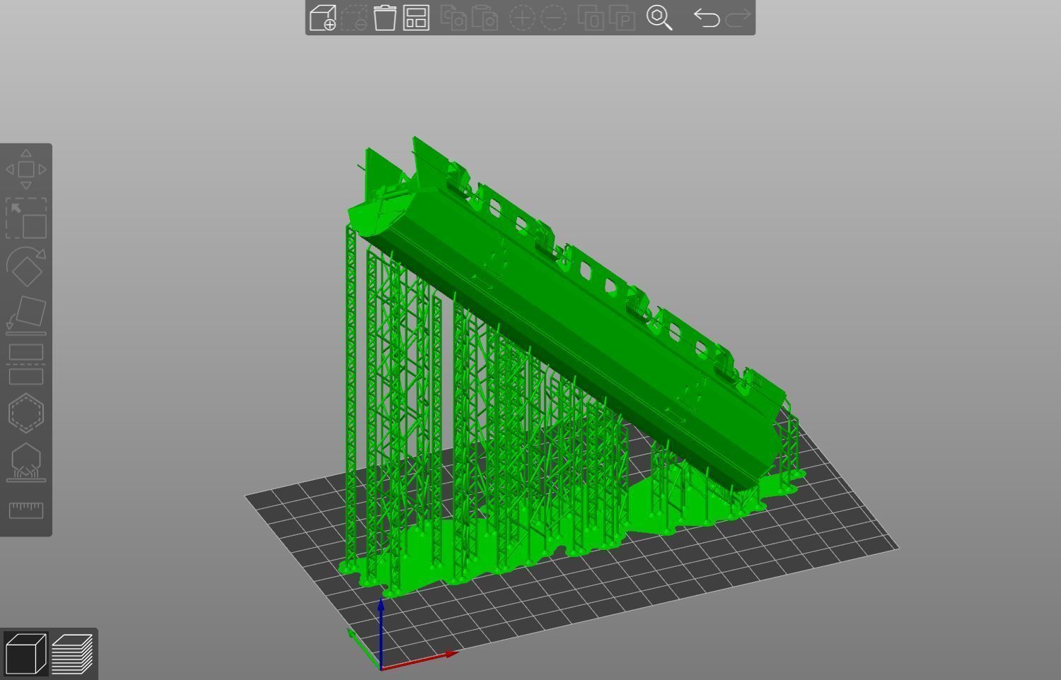 Pre supported Tads 960 self unloading freight car 3D print model_21
