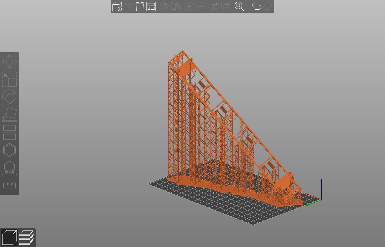 Pre supported Tads 960 self unloading freight car 3D print model_20