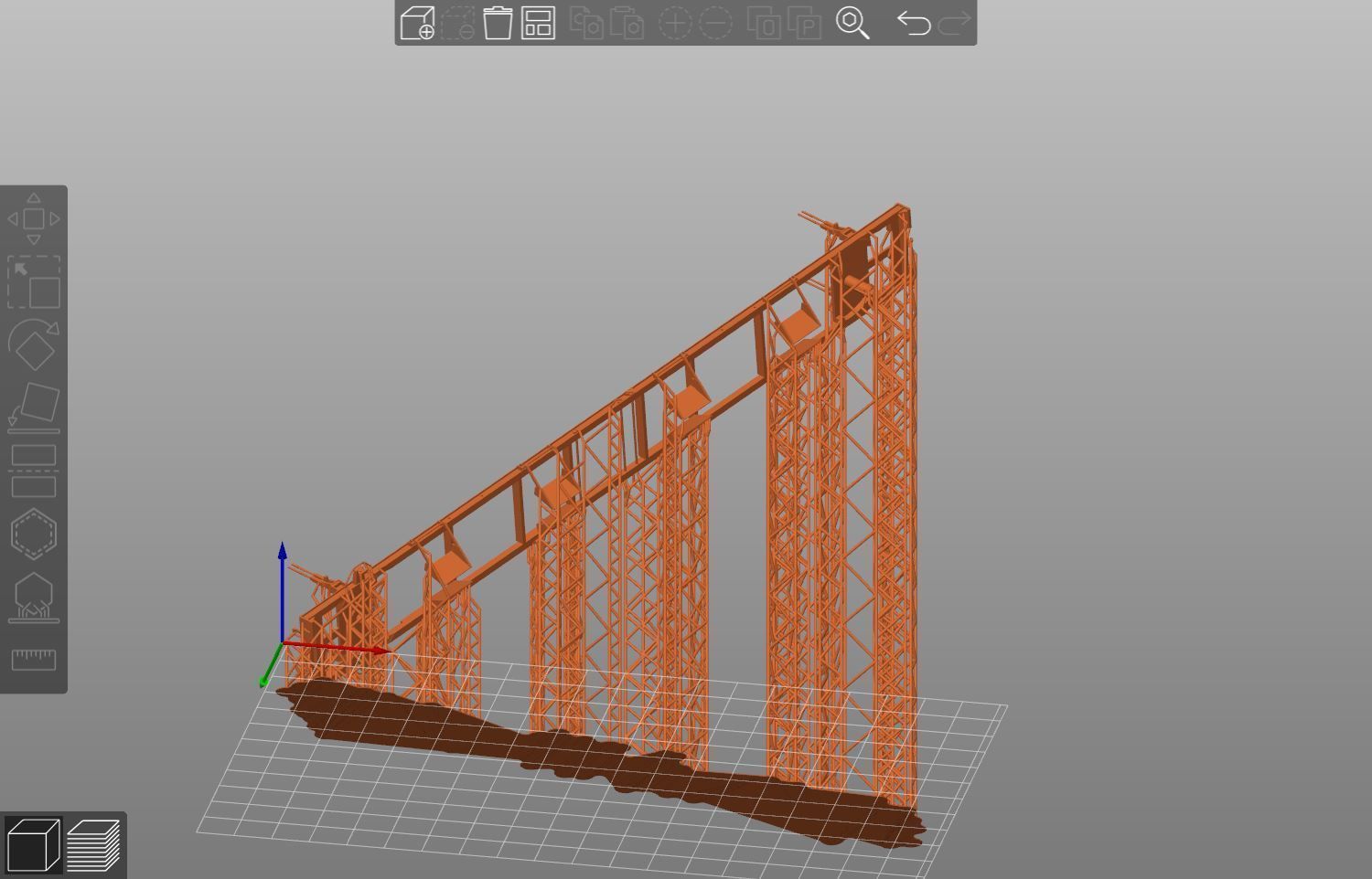 Pre supported Tads 960 self unloading freight car 3D print model_19