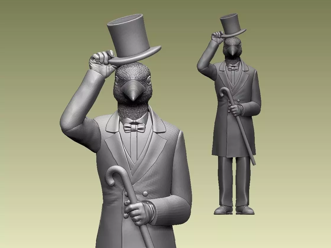 BIRD MAN 3D print model
