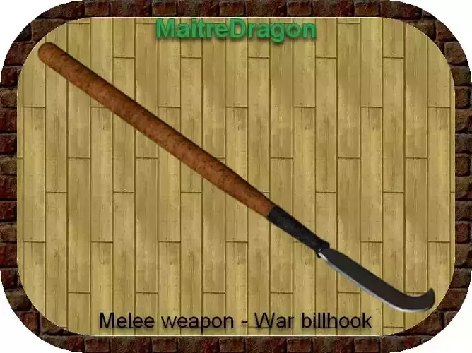 Melee weapon - War billhook