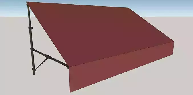 simple sun shade sketchup model