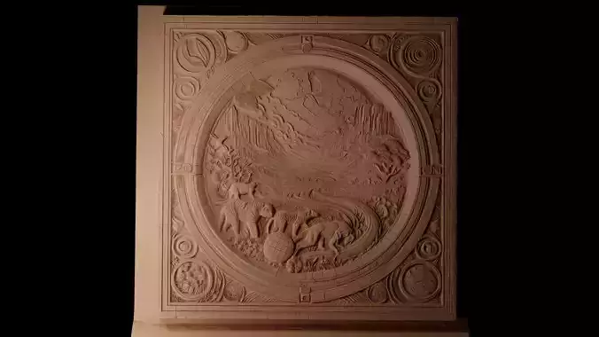 Extinction CNC 3d Print High Relief Sand Casting