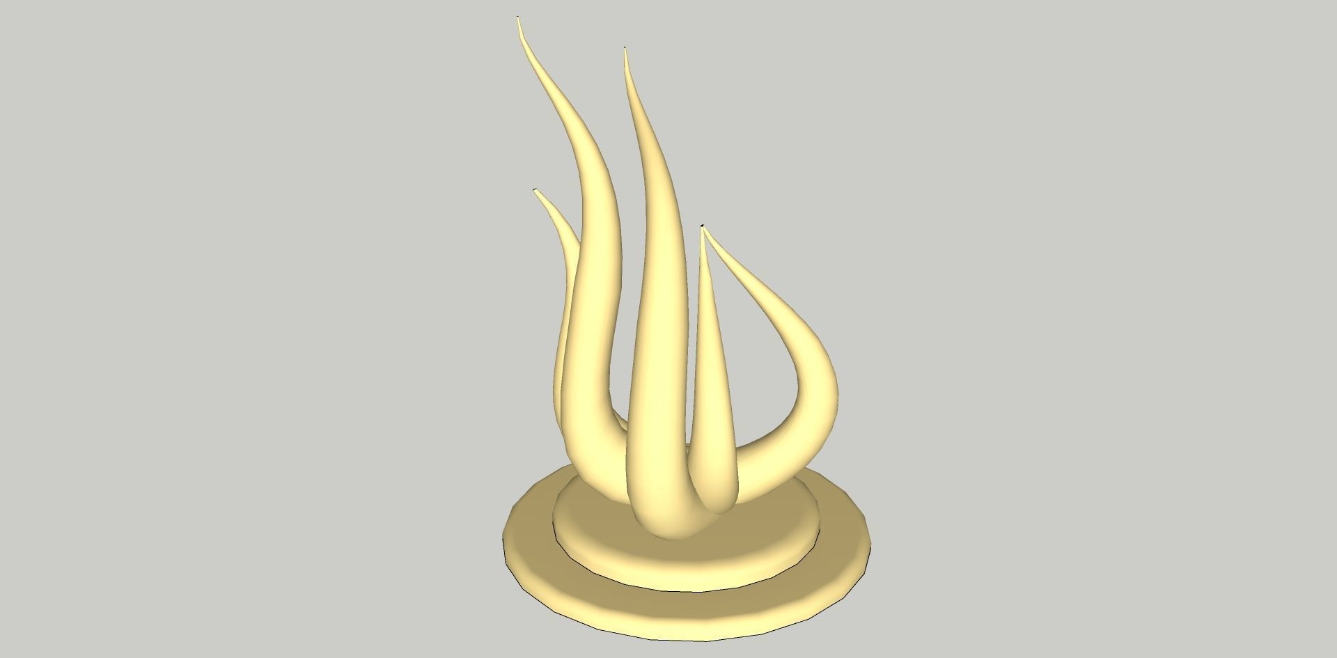 Sculpture monument sketchup model 3D model_2