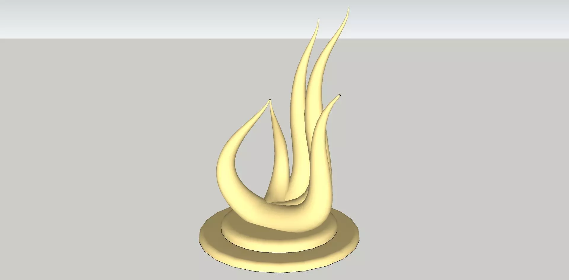 Sculpture monument sketchup model 3D model_0