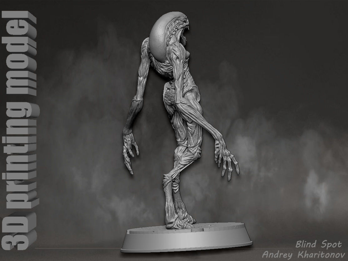 Alien Resurrection 3D print model_9