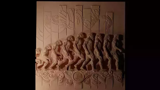 Evolution CNC 3d Print High Relief Sand Casting