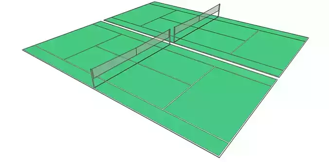 ping pong table 3d model