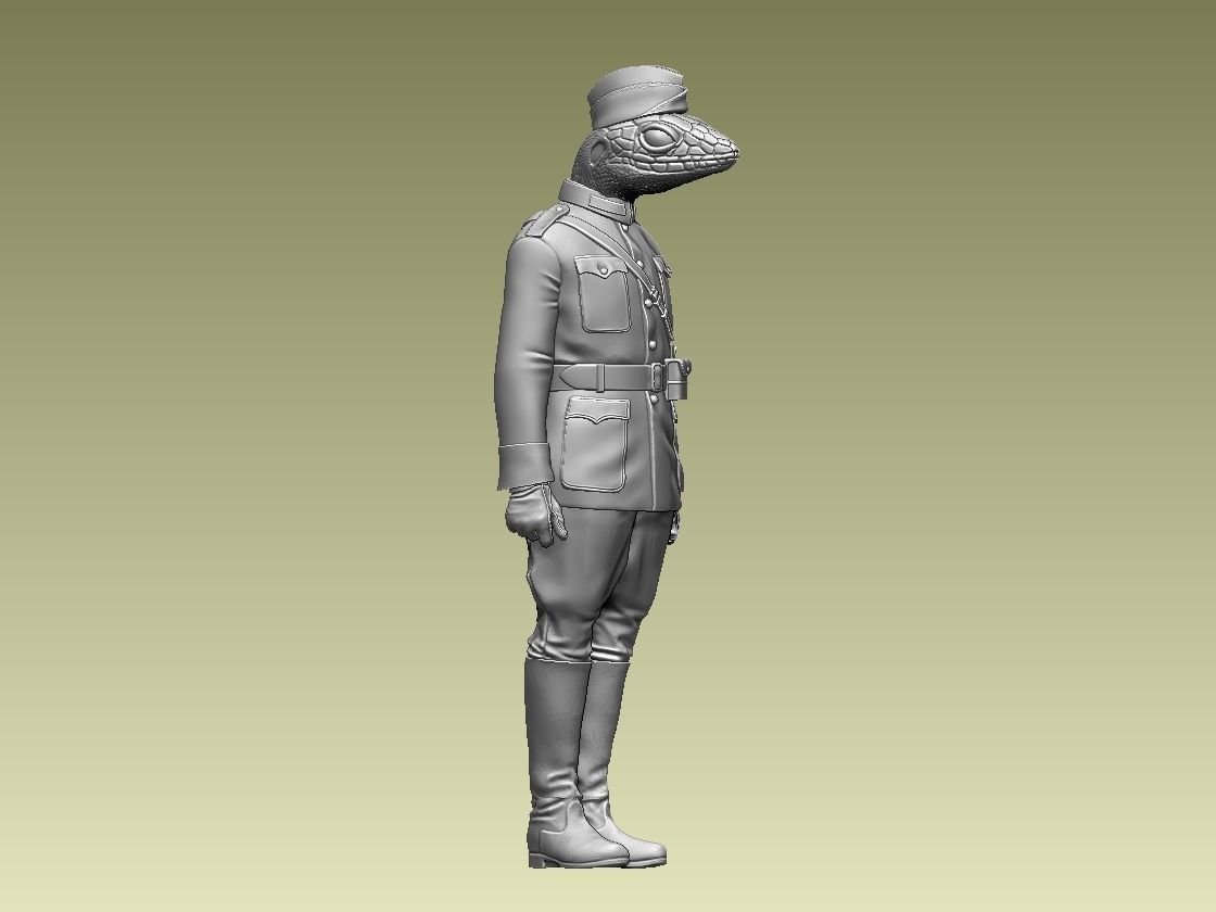 LIZARD SOLDIER 3D print model_21