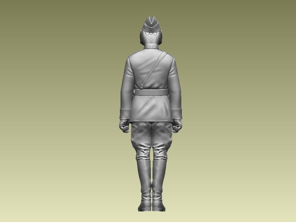 LIZARD SOLDIER 3D print model_3