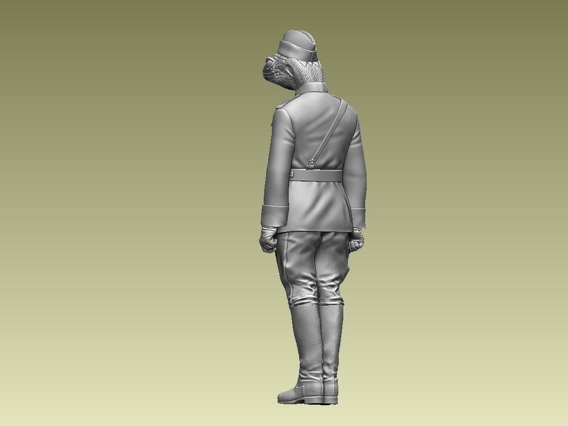 LIZARD SOLDIER 3D print model_5